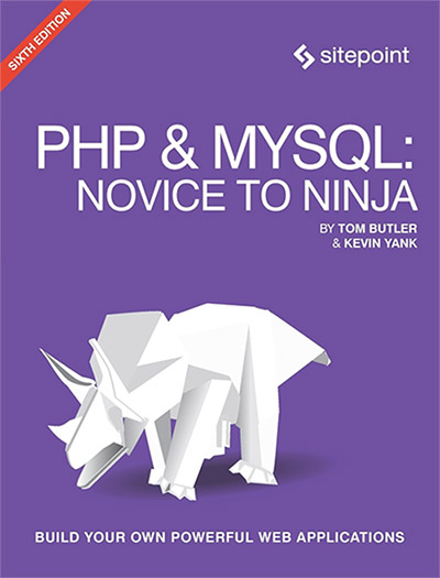 sách lập trình php PHP & MYSQL: Novice To Ninja