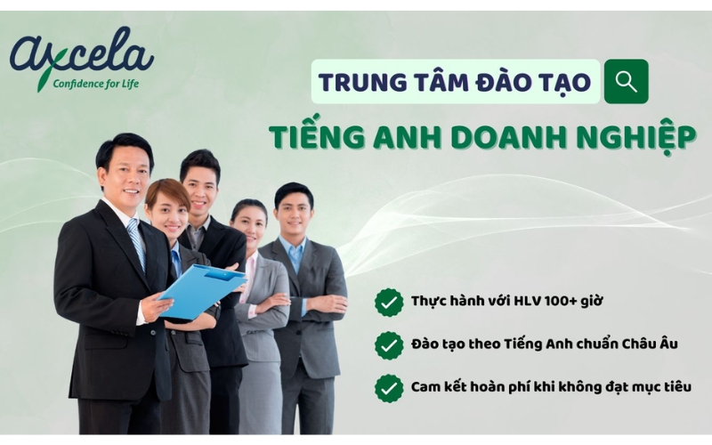Trung tâm đào tạo tiếng Anh doanh nghiệp Axcela Việt Nam